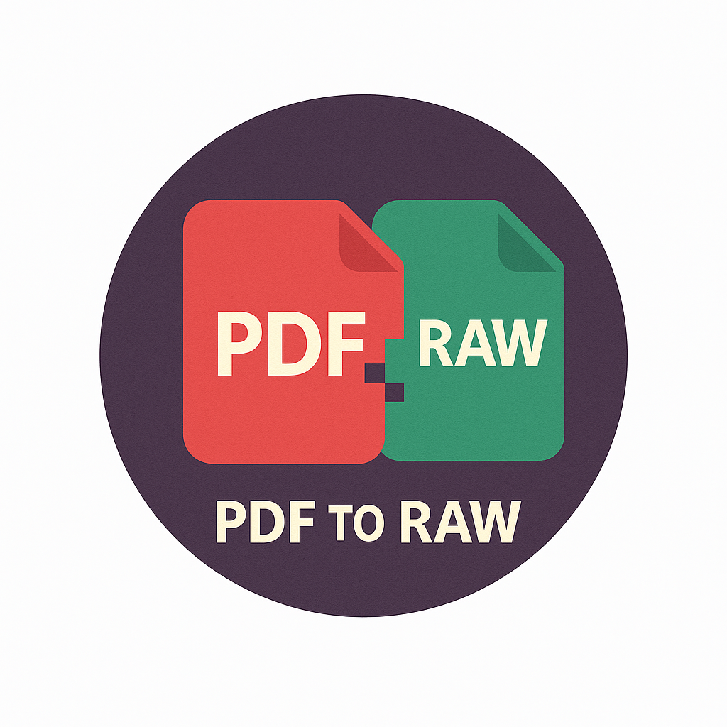 PDF to RAW